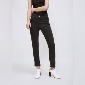 Re/done 90s high waisted ankle crop jeans